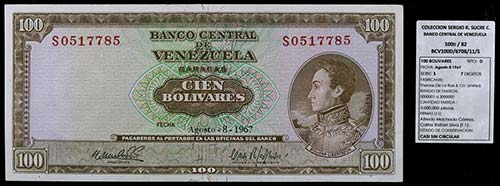 1967. Venezuela. Banco Central. ... 