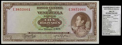 1973. Venezuela. Banco Central. ... 