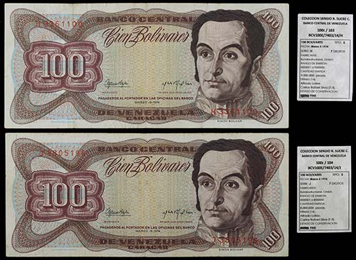 1974. Venezuela. Banco Central. ... 