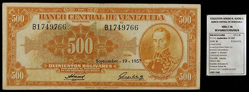 1957. Venezuela. Banco Central. ... 