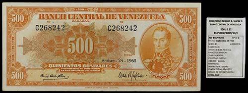 1968. Venezuela. Banco Central. ... 