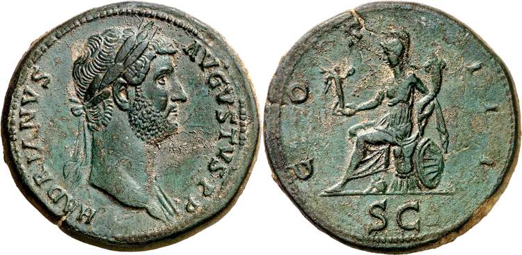 (128-129 d.C.). Adriano. ... 