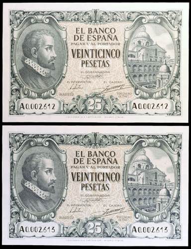 1940. 25 pesetas. (Ed. D37) (Ed. ... 