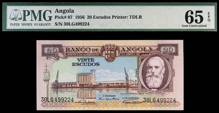 Angola. 1956. Banco de Angola. 20 ... 