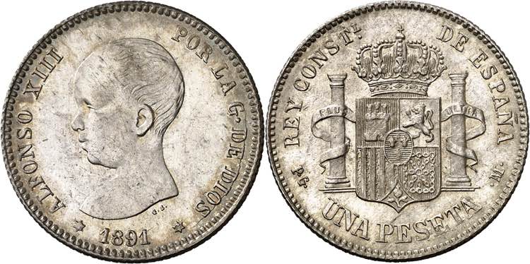 1891*-891. Alfonso XIII. PGM. 1 ... 