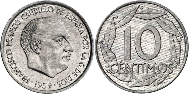 1959. Franco. 10 céntimos. (AC. ... 