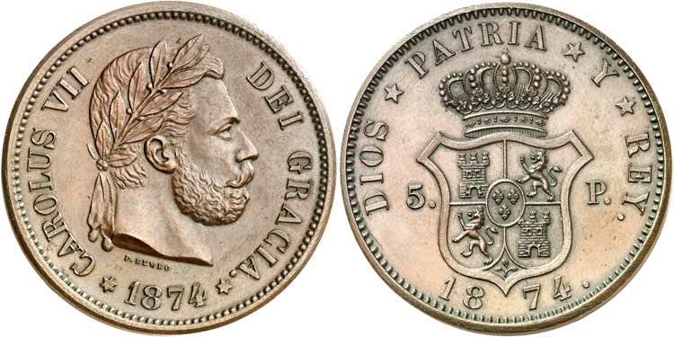 1874. Carlos VII, Pretendiente. ... 