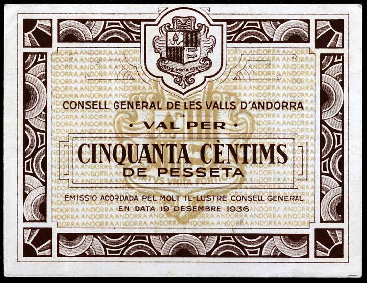 Andorra. 50 céntimos. (T. 12ab). ... 
