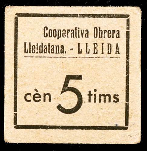 Lleida. Cooperativa Obrera ... 
