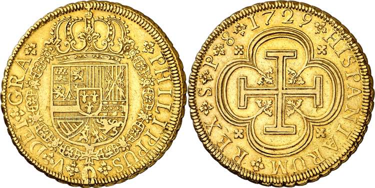 1729. Felipe V. Sevilla. P. 8 ... 