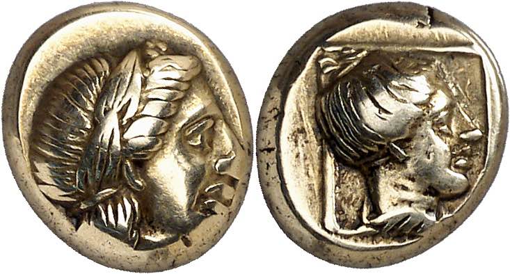 (377-326 a.C.). Lesbos. Mytilene. ... 