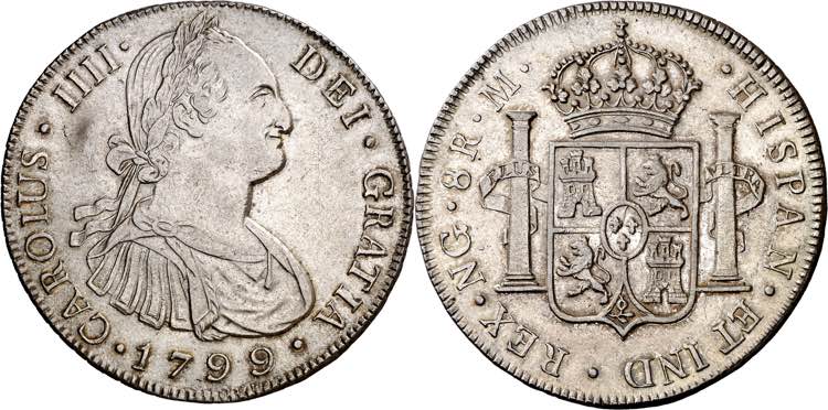 1799. Carlos IV. Guatemala. M. 8 ... 