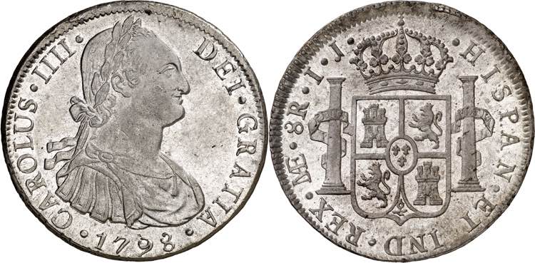 1798. Carlos IV. Lima. IJ. 8 ... 