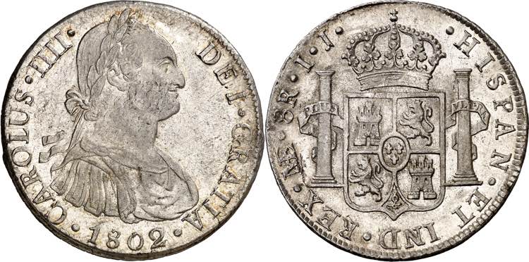 1802. Carlos IV. Lima. IJ. 8 ... 