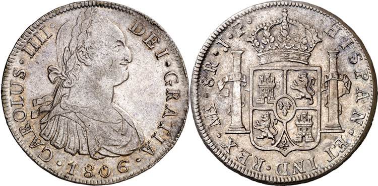 1806. Carlos IV. Lima. JP. 8 ... 
