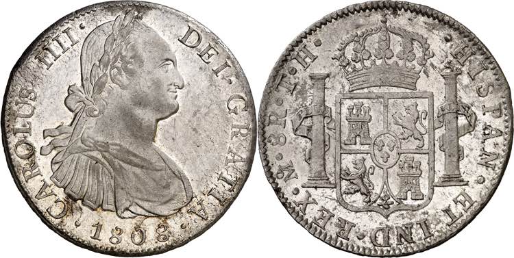 1808/7. Carlos IV. México. TH. 8 ... 