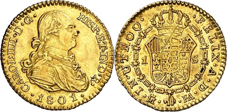 1801. Carlos IV. Madrid. FA. 1 ... 