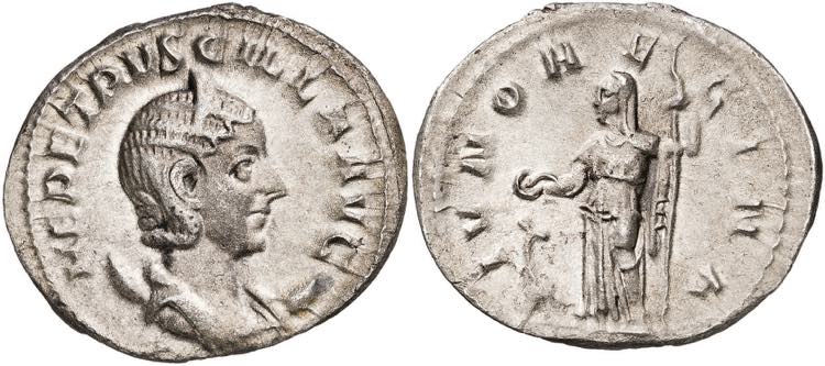 (251 d.C.). Herennia Etruscilla. ... 