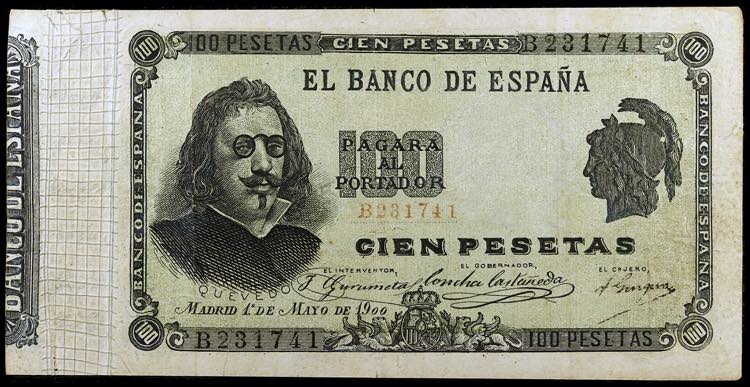 1900. 100 pesetas. (Ed. B29a) ... 