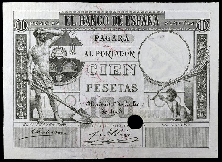 1903. 100 pesetas. (Ed. B94p) (Ed. ... 