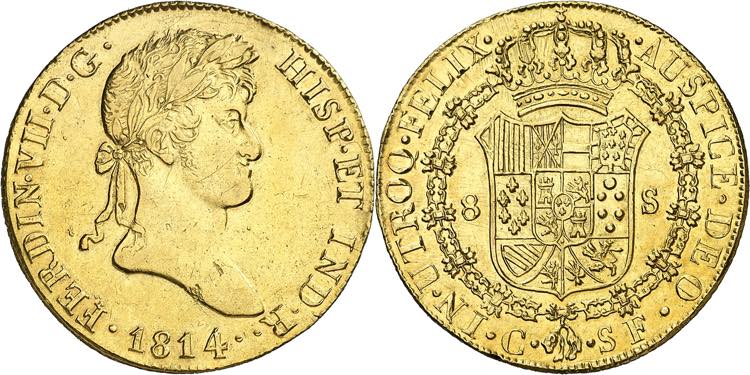 1814. Fernando VII. Catalunya ... 