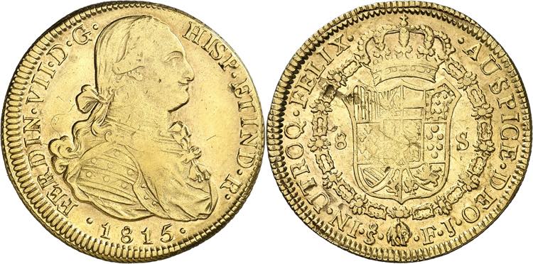 1815. Fernando VII. Santiago. FJ. ... 