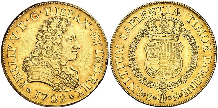 1729. Felipe V. Sevilla. 8 ... 