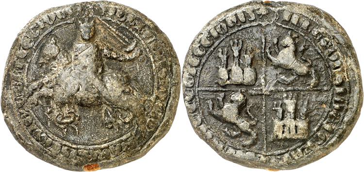 Alfonso XI (1312-1350). Sello de ... 