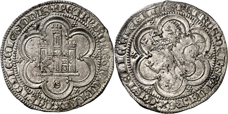 Pedro I (1350-1369). Sevilla. ¿4 ... 
