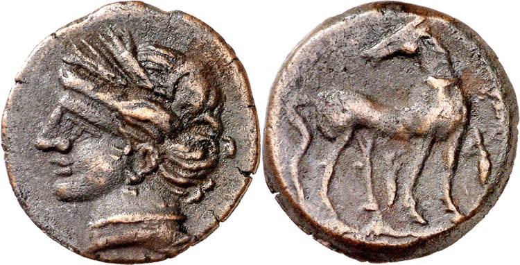 (221-210 a.C.). Zeugitana. ... 