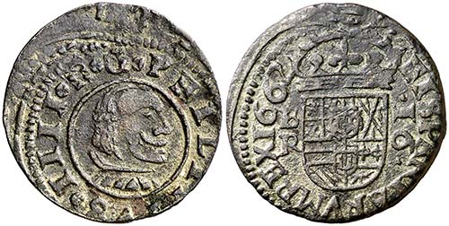 1662. Felipe IV. Burgos. R. 16 ... 
