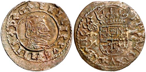 1664. Felipe IV. Granada. N. 16 ... 