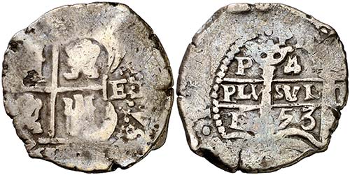 1653. Felipe IV. Potosí. E. 4 ... 