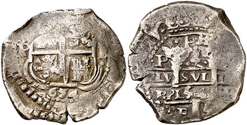 1654. Felipe IV. Potosí. E. 4 ... 