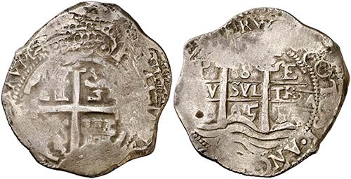 1665. Felipe IV. Potosí. E. 8 ... 