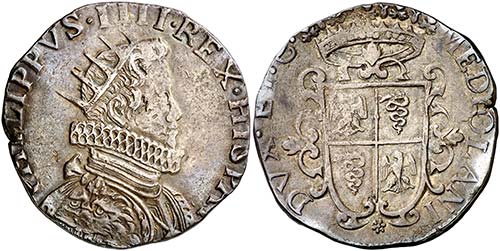 (1622). Felipe IV. Milán. 1 ... 
