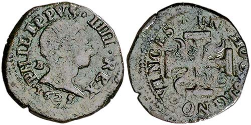 1625. Felipe IV. Nápoles. B. 3 ... 