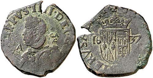 1637. Felipe IV. Nápoles. GA/C. 1 ... 