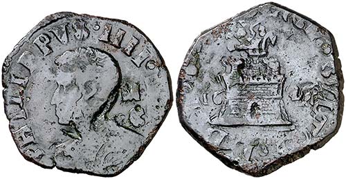 1626. Felipe IV. Nápoles.  M/C. 9 ... 