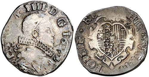 1622. Felipe IV. Nápoles. MC/C. 1 ... 