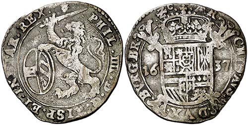 1637. Felipe IV. Amberes. 1 ... 