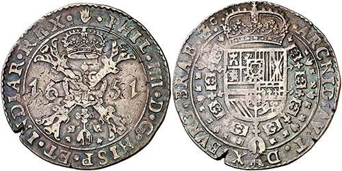 1651. Felipe IV. Amberes. 1 ... 