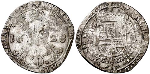 1628. Felipe IV. Bruselas. 1/4 de ... 