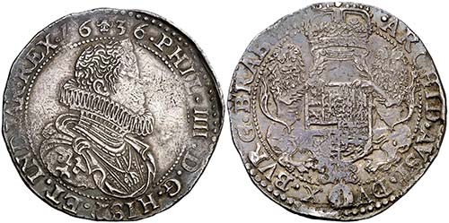 1636. Felipe IV. Bruselas. 1/2 ... 