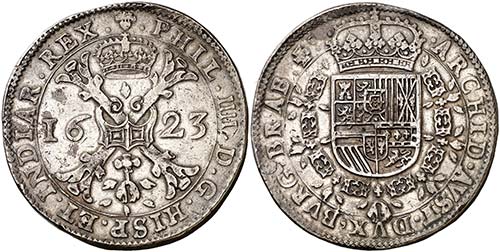 1623. Felipe IV. Bruselas. Triple ... 