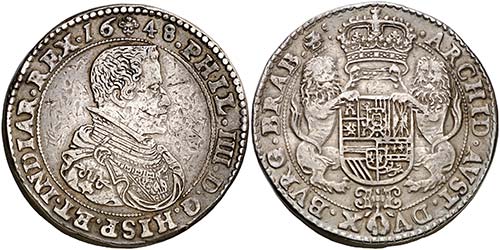 1648. Felipe IV. Bruselas. Triple ... 