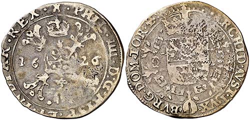 1626. Felipe IV. Tournai. 1/4 de ... 