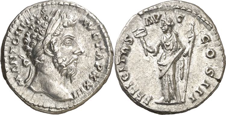 (169 d.C.). Marco Aurelio. ... 