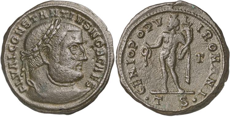 (302-303 d.C.). Constancio I, ... 