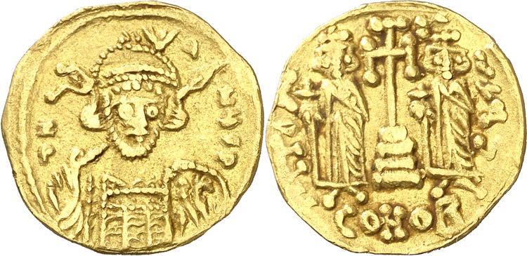 Constantino IV, Heraclio y Tiberio ... 